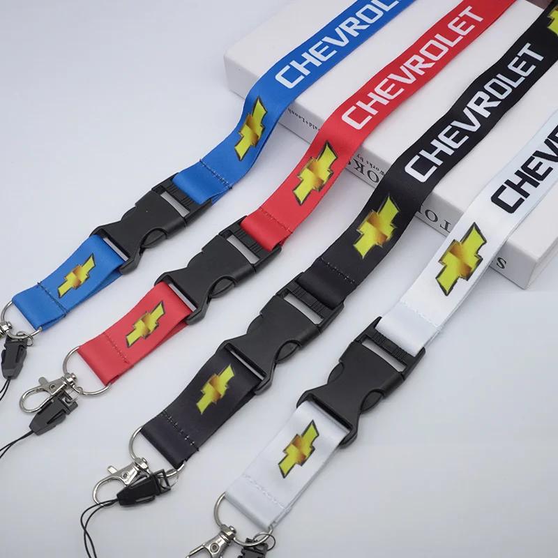 AABHN1 Car Keychain Staff Badges Lanyard ID Card Holder Neck Strap Holder for Chevrolet Aveo Matiz Cruze Malibu Orlando Spark Sail S10