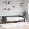 VidaXL Daybed with Mattress Dark Grey 90x200 Cm Fabric 3197409
