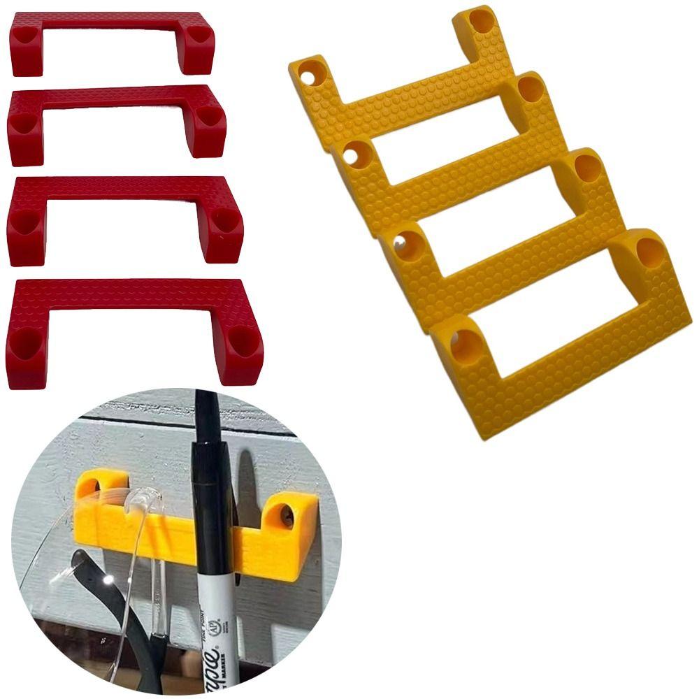 4 шт. Настенный держатель для рулетки, держатель для ручных инструментов, аксессуары, настенный кронштейн, электроинструмент