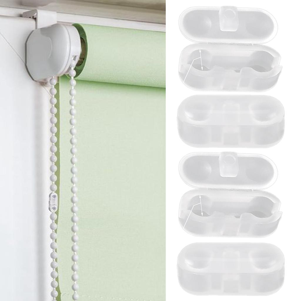 30/300 шт. Прозрачные стопоры для шариковой цепочки для вертикальных жалюзи, регулируемые зажимы для цепочки шторы, запасные части