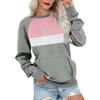 Womens Long Sleeve Sweatshirt Casual Crewneck Cute Pullover Tops Printing Lightweight Sweatshirt With Pocket