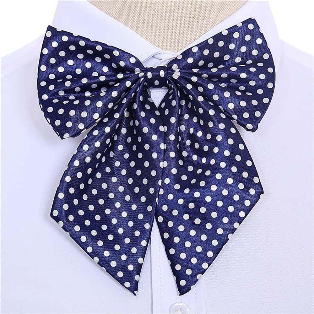 Корейский стиль стюардесса авиакомпании галстук в горошек JK униформа галстуки-бабочки галстуки с бантом дамы/девочки