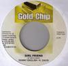 7-дюймовая пластинка DANNY ENGLISH / KIRK DAVIS - TURBUL - Girl Friend / Take Good Care Of You GC008 Gold Chip 2004 Ямайка Регги, Ска и Даб Б/У