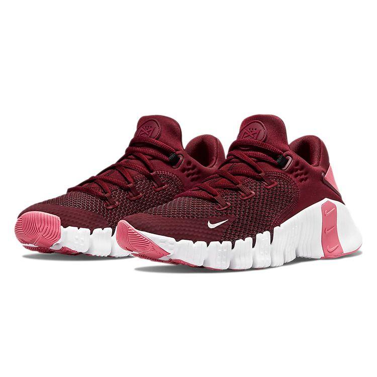 Nike Женские кроссовки Free Metcon 4 Dark Beetroot Красные Gypsy-Rose Черные CZ0596-669