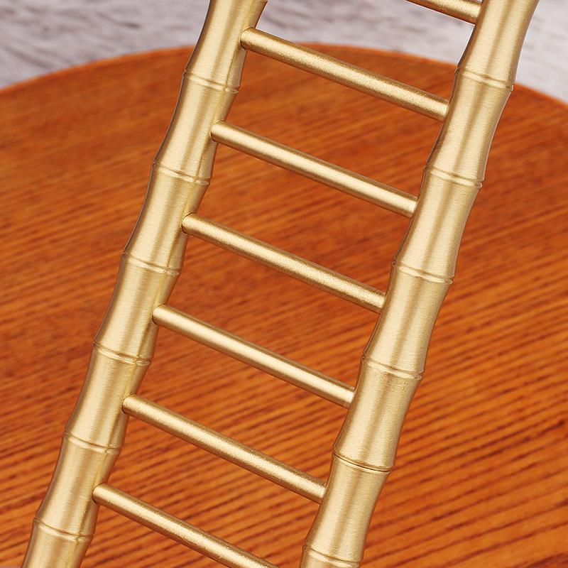 Brass Bamboo Ascending Cloud Ladder: Handcrafted Home Decor & Housewarming Gift