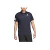 Sports Fitness Polo Shirt Men Tops Legendary-Ink-Blue JZ0098