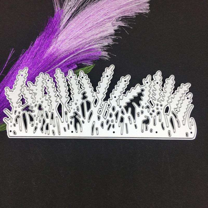 Собачий хвост, дизайн травы, металлический трафарет для резки DIY, альбом для скрапбукинга, фототиснение, бумажная карта, ремесленный декор