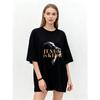 Oversized T Shirt Black Jesus Is King Graphic Print Religious Statement Casual Wear for Women and Men Streetwear Fashion Unisex Top