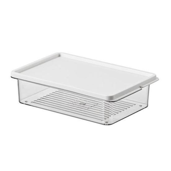 Коробка для хранения продуктов, штабелируемая морозильная камера, органайзер для холодильника с крышкой, противоморозные многоразовые контейнеры для еды, для недельного хранения трав