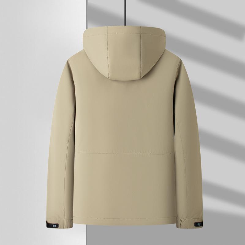 Autumn and Winter 90 White Duck Down Warm Hooded Cold Clothing Thickened Down Youth Casual Jacket