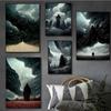Abstract Outer World Storm Traveler Prints Poster Canva Painting Modern Wall Art Picture For Living Room Bedroom Home Decoration