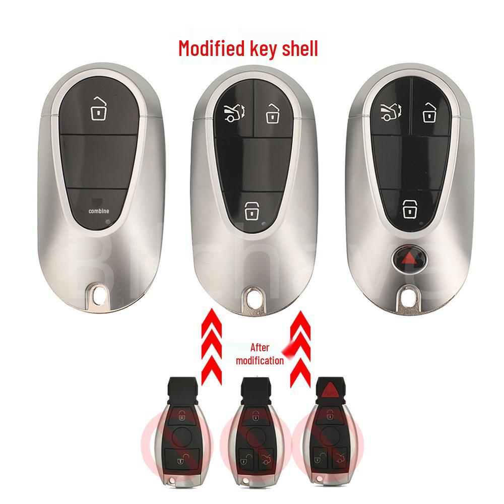 Mercedes BGA E/C/S Class 2/3/4 Button Key Shell Replacement