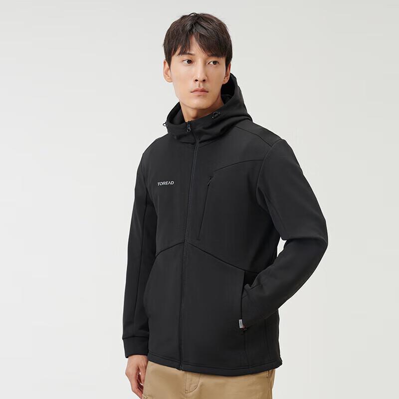 TOREAD Мужская уличная куртка софтшелл с капюшоном