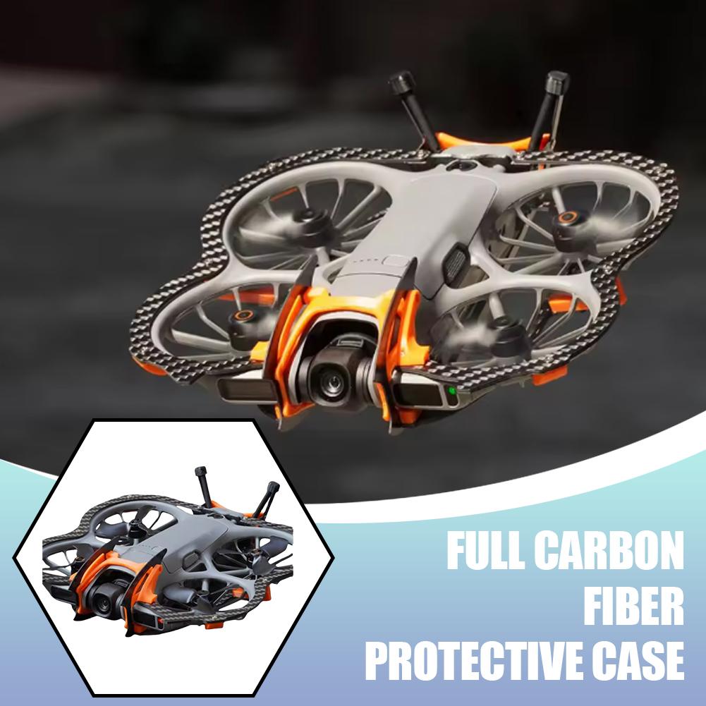 Carbon Fiber 360° Full Body Protection Armor For DJI Neo 2 Drone High Strength Bumper Protector Accessory Kit