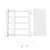 Closet Tension Shelf Expandable Nail Free Cabinet Divider Storage Rack for Wardrobe Cupboard