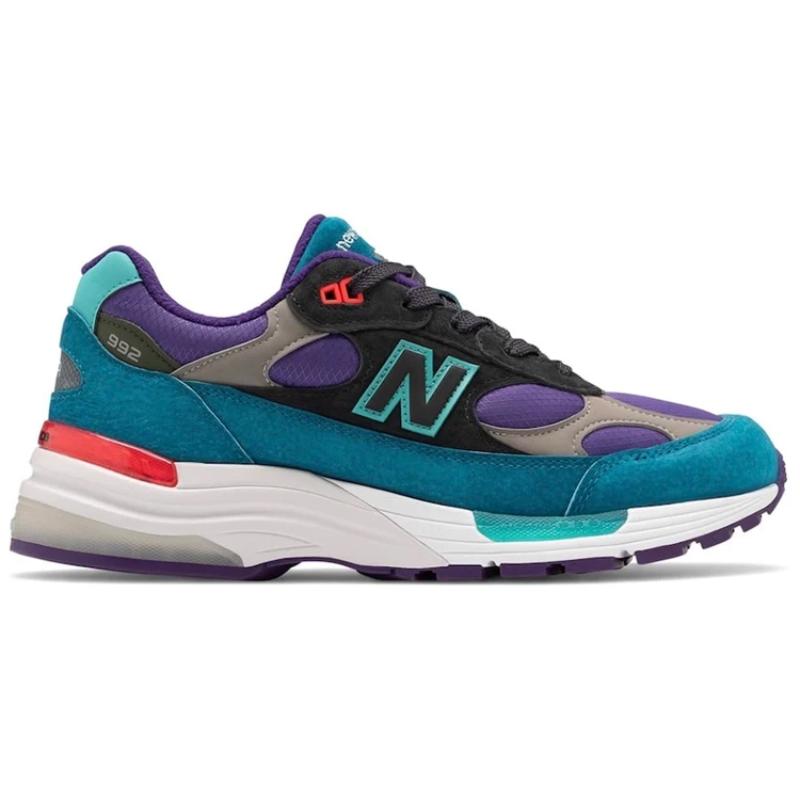 New Balance 992 Сделано в США 'Фиолетово-бирюзовые' Кроссовки M992TC