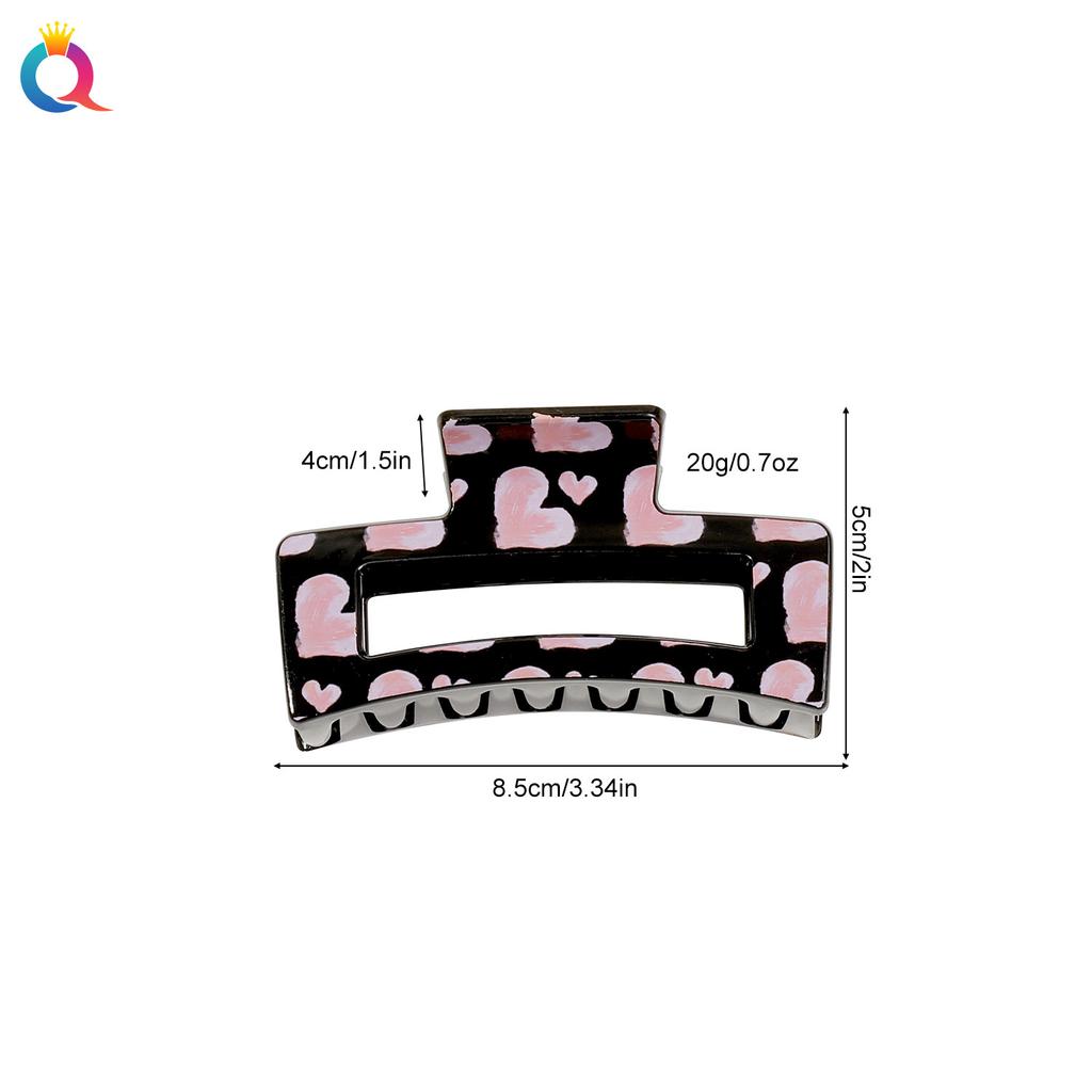 Printed Hair Clip Shark Clip Leopard Clip Large Summer Clip Hair Accessories