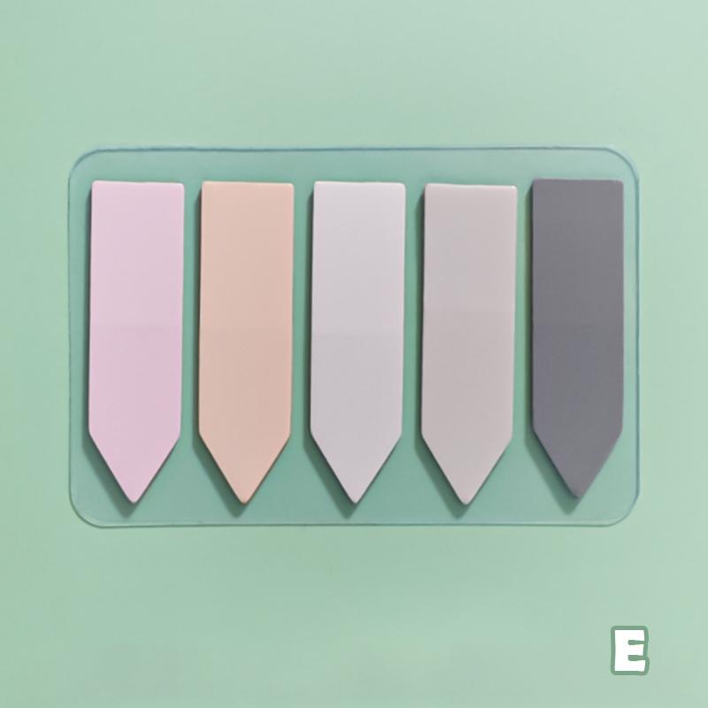 100 листов винтажных цветных липких блокнотов для заметок, индексных вкладок, закладок, канцелярских принадлежностей