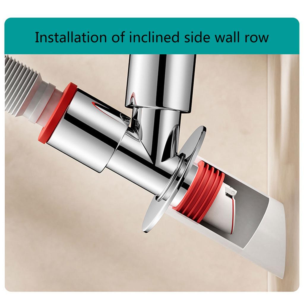 Deodorant Sewer Basins Sink Elbow Pipe Connector Washing Machine Floor Drain Pipe Tees Sewer Elbow Pipe Tees Joint