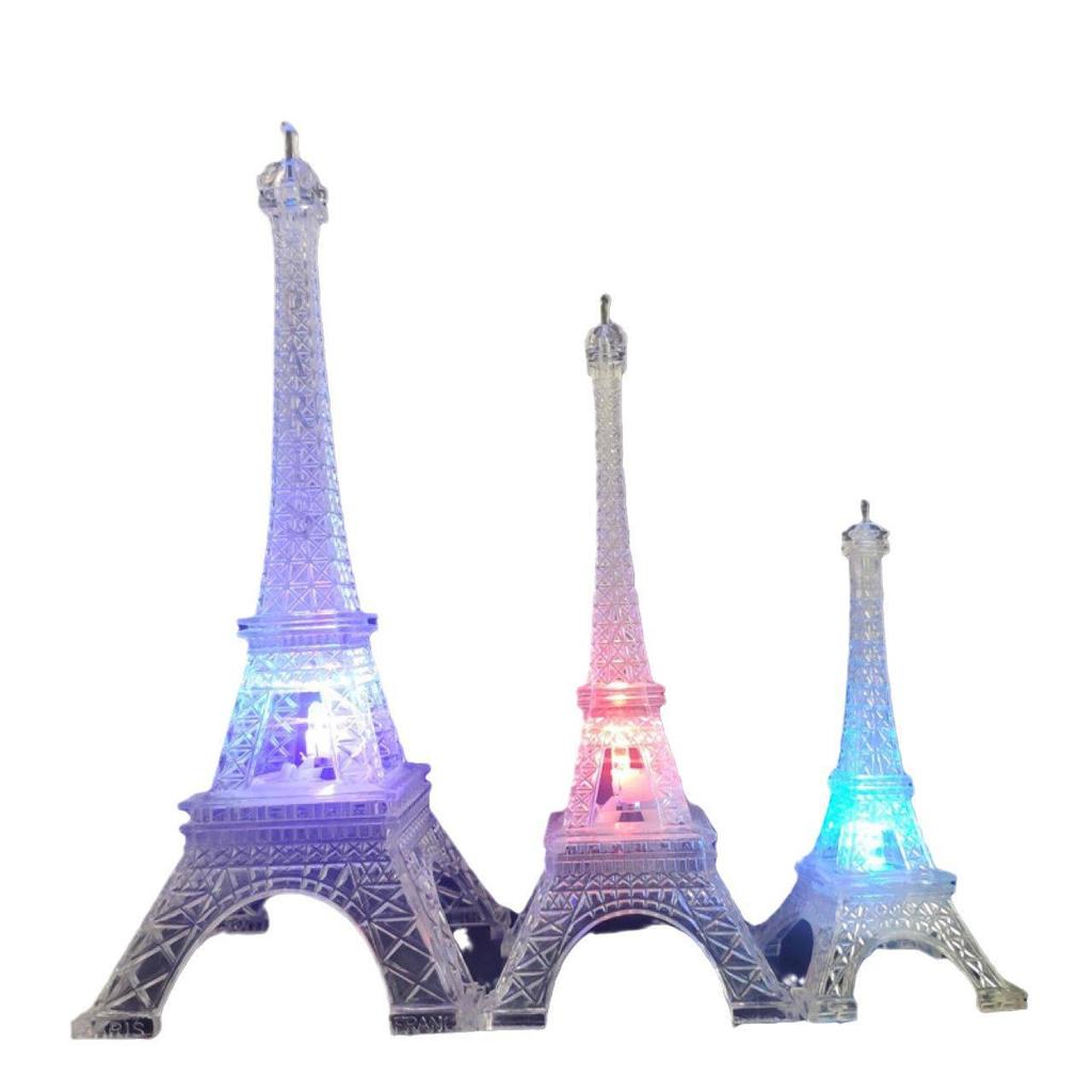 Glow-in-the-Dark Eiffel Tower Ring Toy for Night Markets