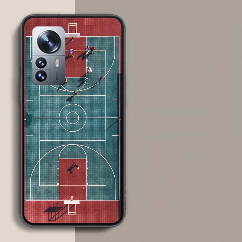 Баскетбольная площадка Баскетбольный чехол для телефона для Xiaomi 15 Poco X7 X6 F7 14 Ultra Mi F6 F5 F4 F3 X5 X4 X3 M6 Pro M5 M5S M3 Capa Coque