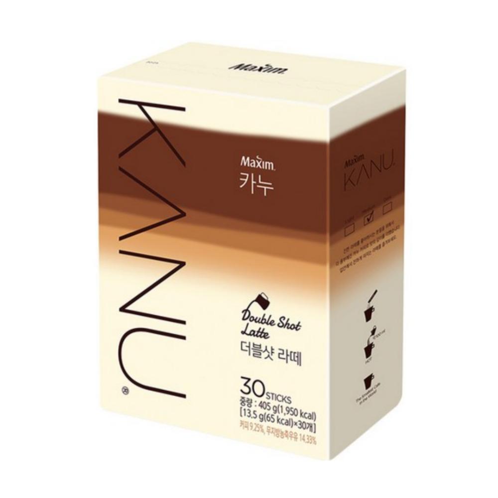 [Maxim] KANU Korean Coffee Latte Mix 8 Flavors \(Double Shot, Decaf, Vanilla, Tiramisu, Dolce Latte, Triple Shot, Matcha, Milk Tea)
