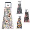 Kitchen Apron Oil Proof Anti-fouling Adjustable Nordic Style Adult Print Cooking Apron for Coffee Shop