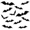 12Pcs Window Stickers Halloween Party 3D Wall Decals Waterproof Animal Shape Decoration Wall Papers