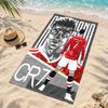 Микрофибровое пляжное полотенце Cristiano Ronaldo, быстросохнущее, без песка, легкое, для путешествий, плавания, кемпинга