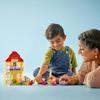 LEGO Duplo Свинка Пеппа Дом Пеппы: Игрушка для дня рождения, Подарок на день рождения, Строительные кубики, Развивающая игрушка для мальчиков и девочек, Возраст 1,5, 2, 4 года, Малыш