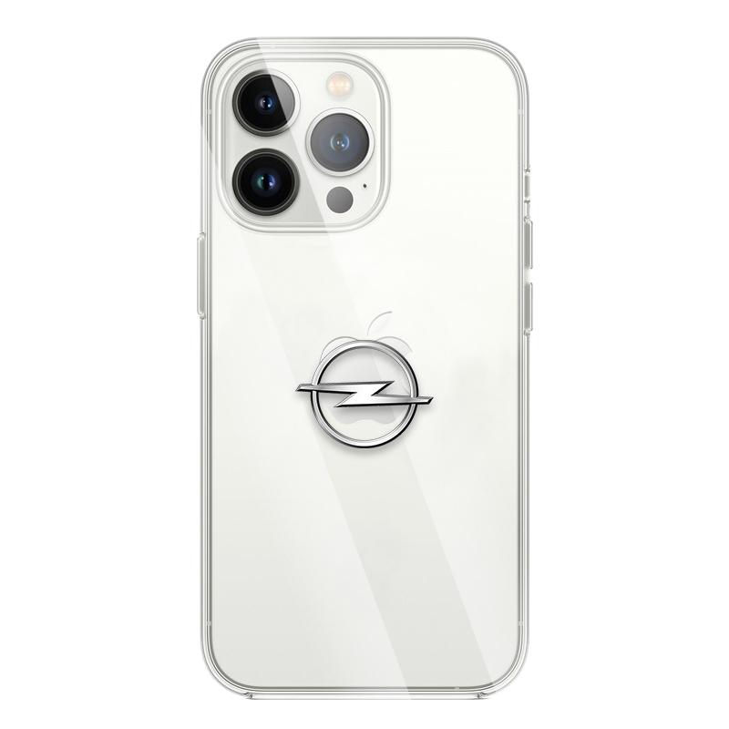 Car Logo Transparent Phone Case For IPhone 11 12 13 14 Pro Max XR X XS SE 7 8 Plus For Opel Corsa