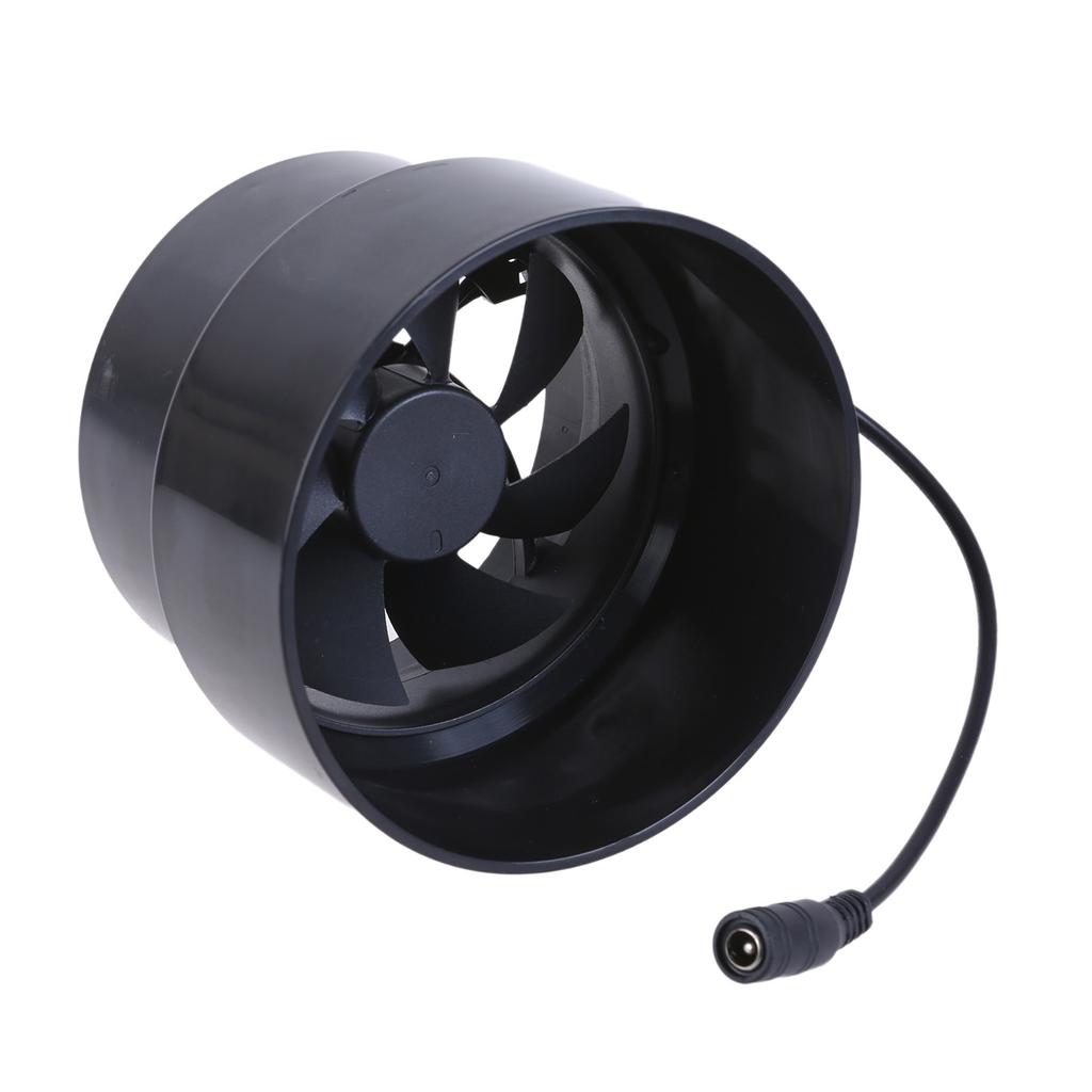 Universal Inline Blower Fan 97mm Quiet Exhaust Fan Ventilation Fan for Marine Boat and Motorhome DC12V Quiet Operation