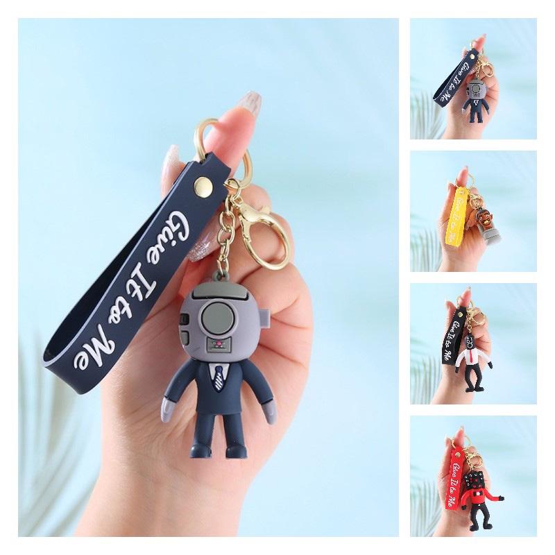 Cartoon Music Guy Keychain Perfect For Business/advertising/conference Gifts Pvc Soft Gel Material