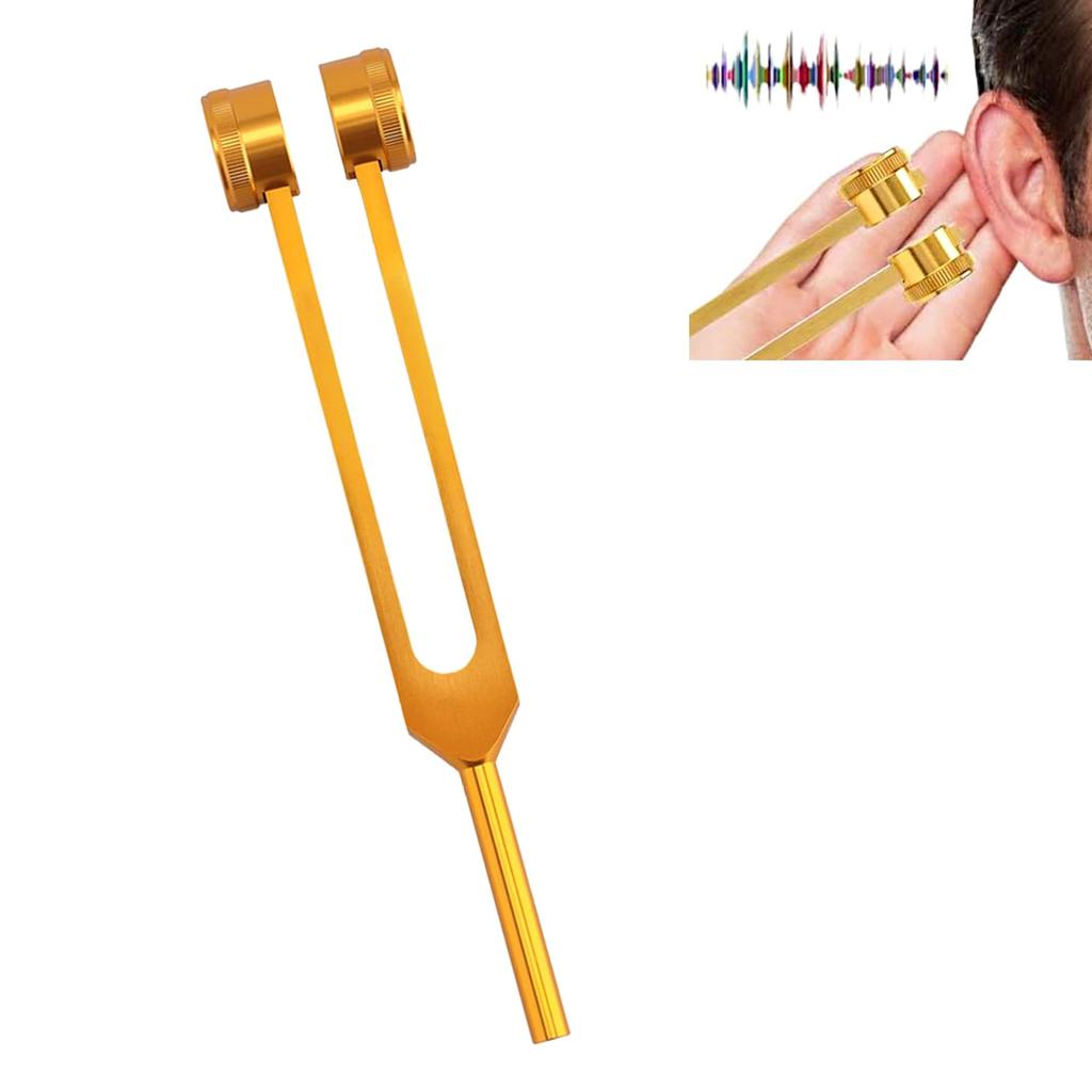 Tuning Fork, 128Hz Tuning Fork Weights Aluminum Alloy Tuning Fork For Sound Healing Sound Vibration Tools