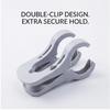 Large Anti-Slip Double Clip Quilt Clips, Windproof Durable Clothes Pegs for Laundry, Home Use & Storage Organization