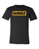 Футболка Dewalt Tools с потертым черным логотипом, 6 размеров S-5XL! Быстрый корабль! Футболка Unisex