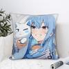 Hot Girl Kawaii Sakura Miko Pillow Case Graphic Pillow Cover Fashion Pillowcases For Sofa Bedroom Home Decor