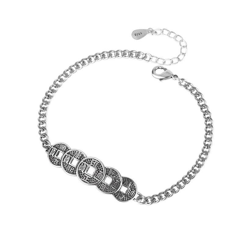 Кольцо в стиле ретро «Благоприятное облако», мужское открытое кольцо, мужское одинарное кольцо, благоприятное кольцо-напёрсток