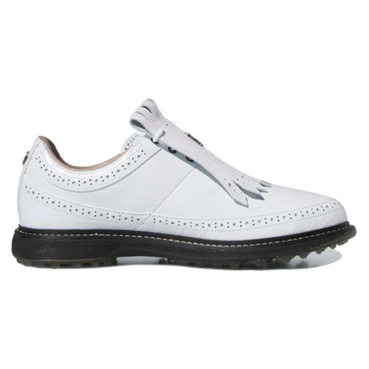 Bogey Boys x adidas MC80 Golf Белые Темно-серебристые Унисекс Кроссовки Облачно-белые Основной черный Темно-серебристый металлик GW2113