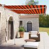 VidaXL Automatic Freestanding Awning 300x250 Cm Orange/brown 3069510