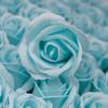 Soap Flowers Medium Rose Baby Blue 10 Pieces