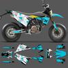 PowerZone Индивидуальный Комплект Наклеек С Графикой Команды Для Husqvarna Decal 15-20 701 SUPERMOTO ENDURO 2015-2017 2018 2019 2020 07