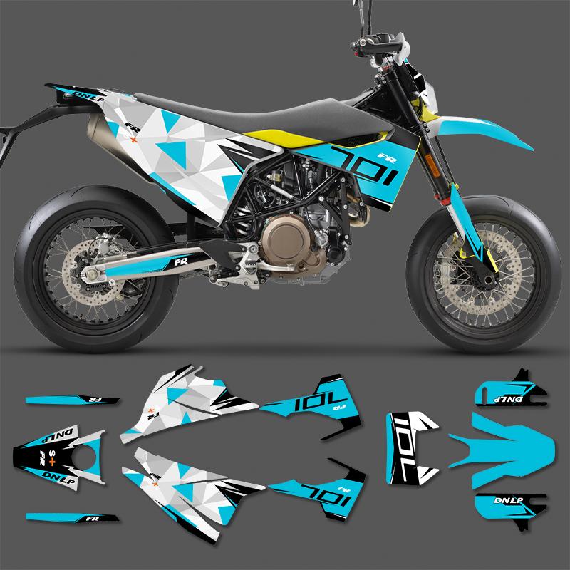 PowerZone Индивидуальный Комплект Наклеек С Графикой Команды Для Husqvarna Decal 15-20 701 SUPERMOTO ENDURO 2015-2017 2018 2019 2020 07