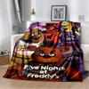 Хоррор-игра F-FNAF Фредди Фильм Фланелевое одеяло Мягкое теплое плед для спальни гостиной кровати путешествия кемпинга пикника подарок