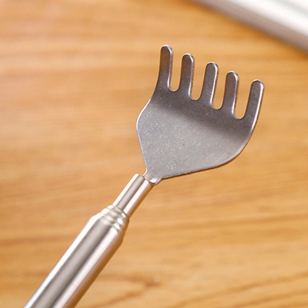 Стальной коготь Чесалка для спины Телескопическая выдвижная Чесалка для спины Выдвижная чесалка Уход V9E8