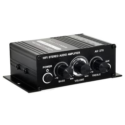 Xsdjasd 270 12V Мини Hi-Fi Усилитель Мощности Аудио Домашний Автомобильный Театральный Усилитель Усилитель AUX Вход -270 2-Канальный USB/SD