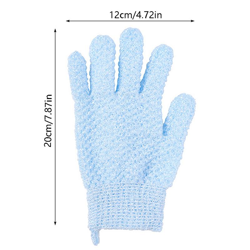 1 пара перчаток для купания, отшелушивающие перчатки для ванны, перчатки-губки для чистки