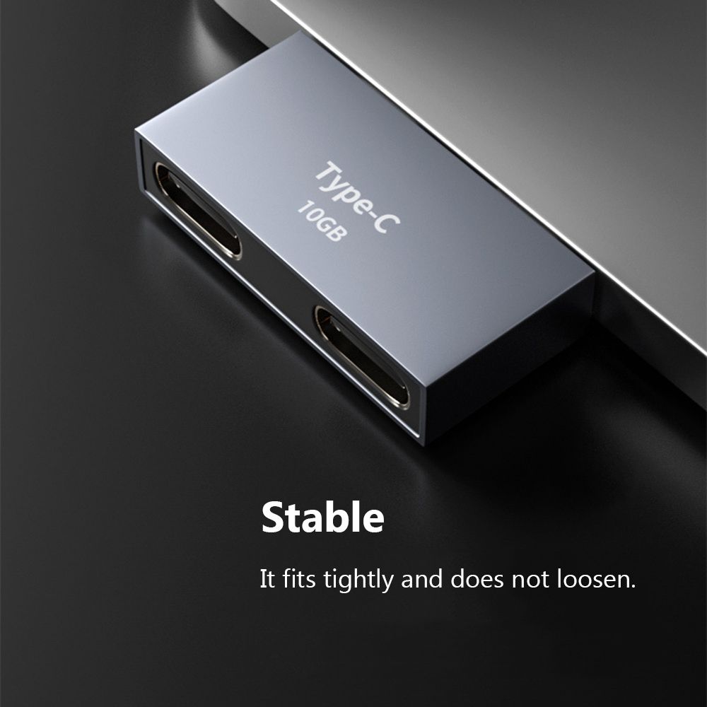 Laptop Conventer Adapter Data Transfer USB C Male To Dual USB C Female PD Charger Type-C Splitter