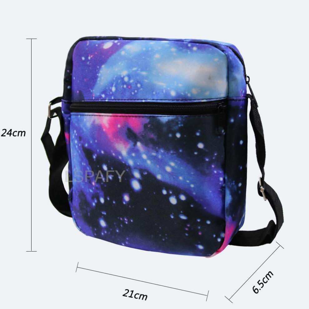 (3PCS BAG-MESSI) 3pcs Football CR7 Ronaldo NEYMAR MESSI Backpack 3D Printe Teens Shoulder Bags Kids Capacity Bags