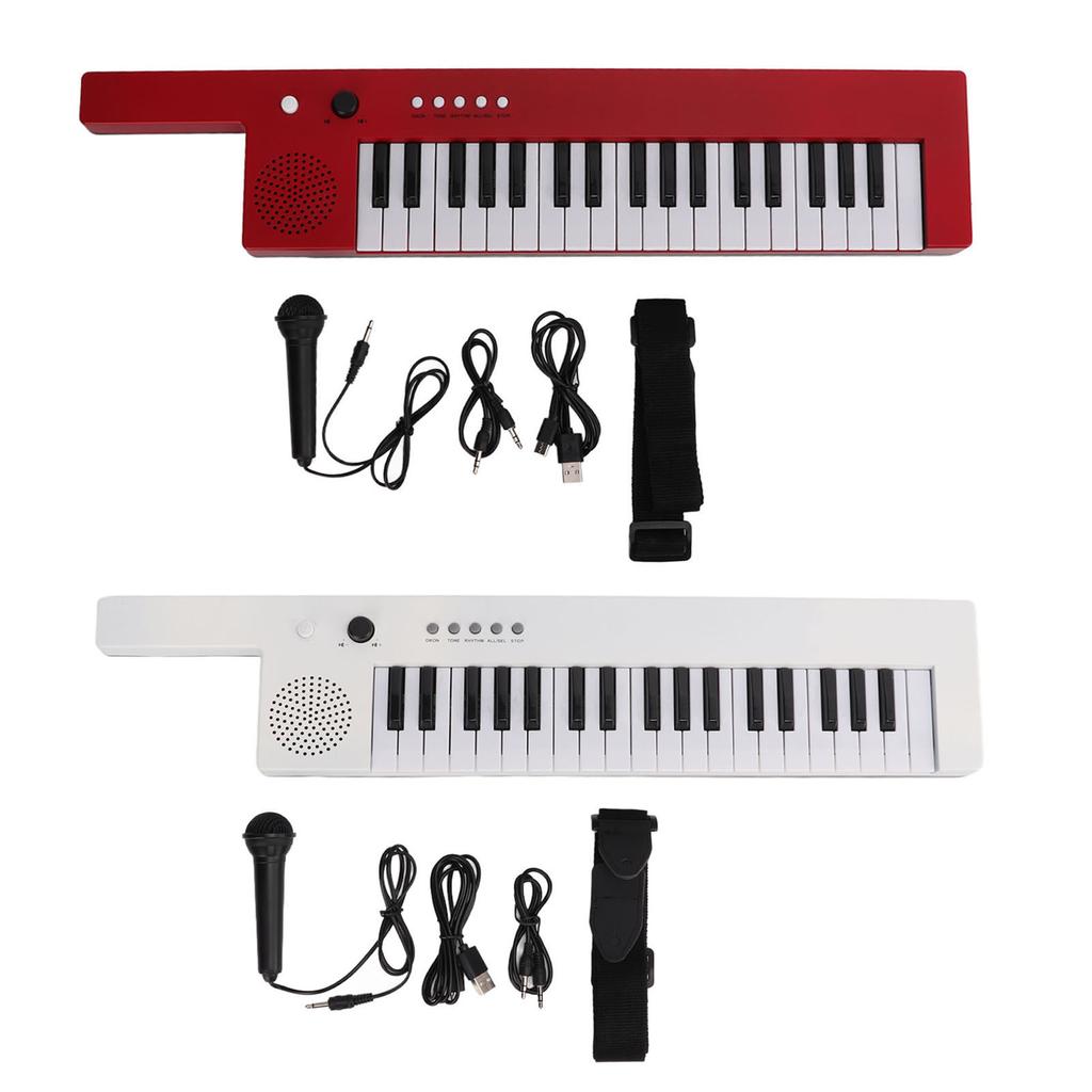 37 Key Keyboard Piano Portable Guitar Electronic Organ Mini Keytar Education Musical Instrument Guitar Keyboard Electronic Organ